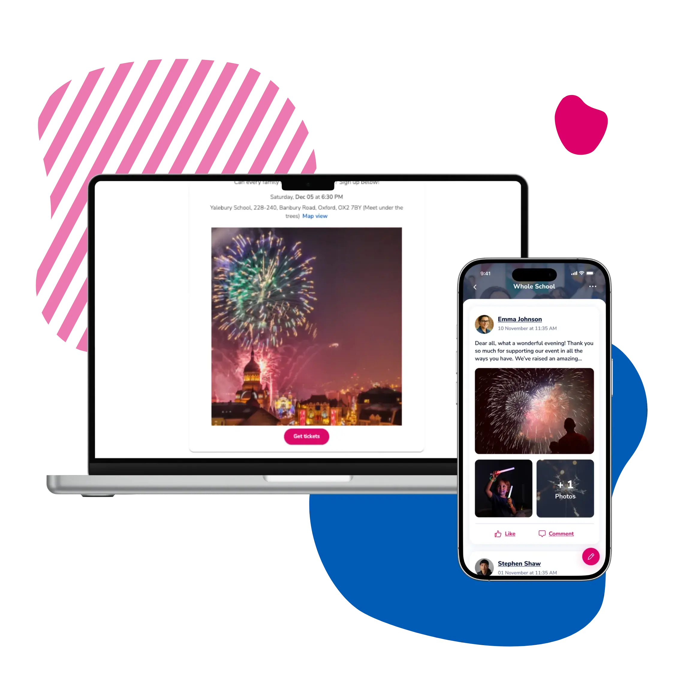 Fireworks guest desktop and mobile