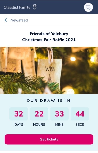 Raffle feature in Classlist Raffle feature in Classlist